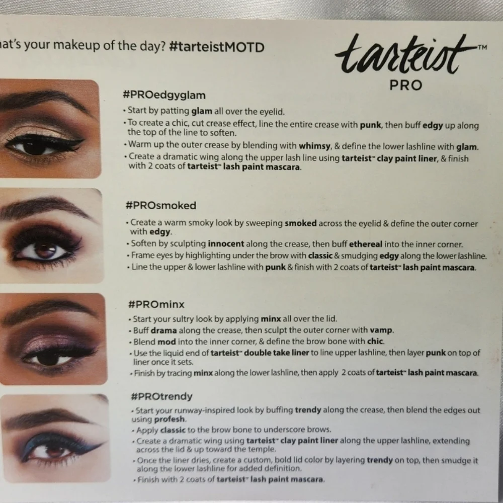 Tarte high-performance naturals tarteis PRO Amazonian clay palette 0.035oz x 20